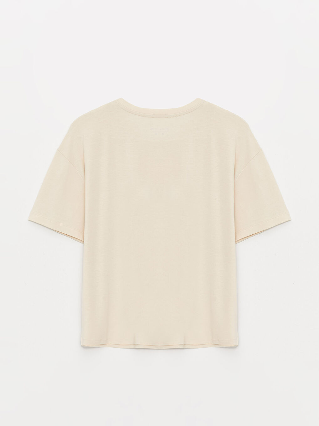 LCW SPORT Crew Neck Printed Short Sleeve Oversize Women's T-Shirt -S3CV25Z8-FZJ
