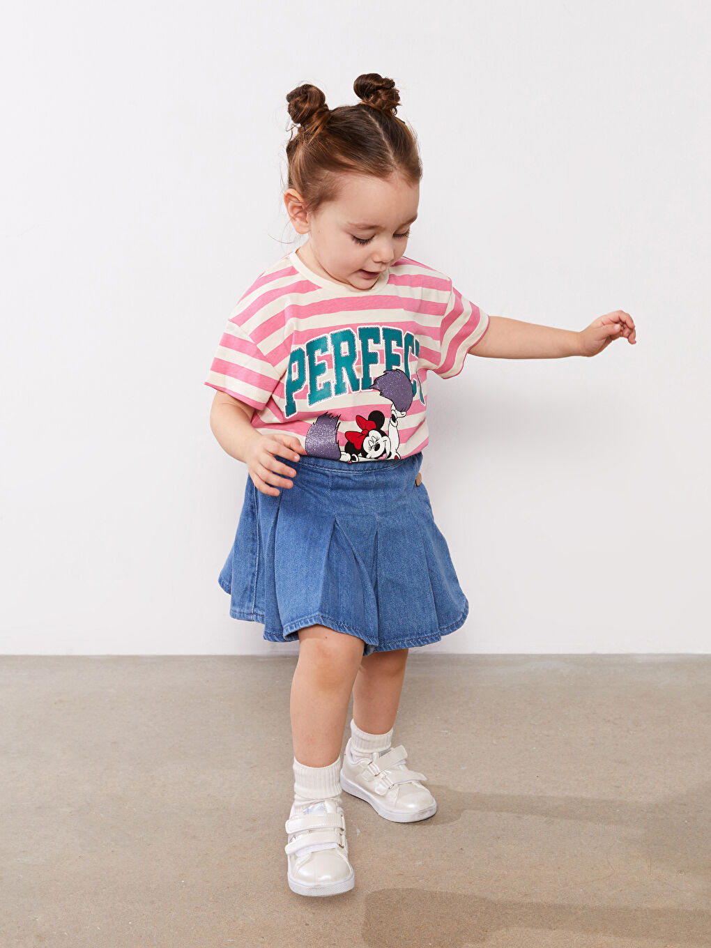 Негізгі сәби қыз джинс белдемше-1