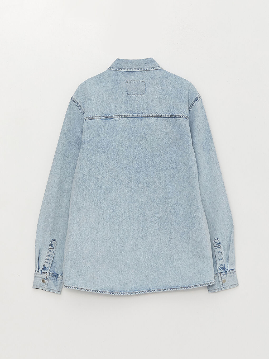 Standard Pattern Men's Jean Shirt Jacket-6