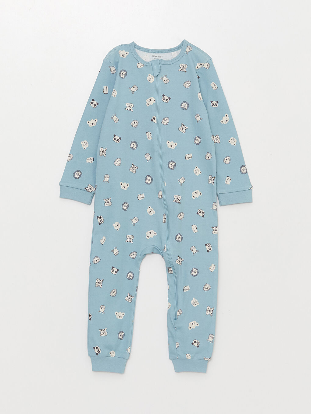 Crew Neck Long Sleeved Cotton Baby Boy Rompers 3 Pcs-5