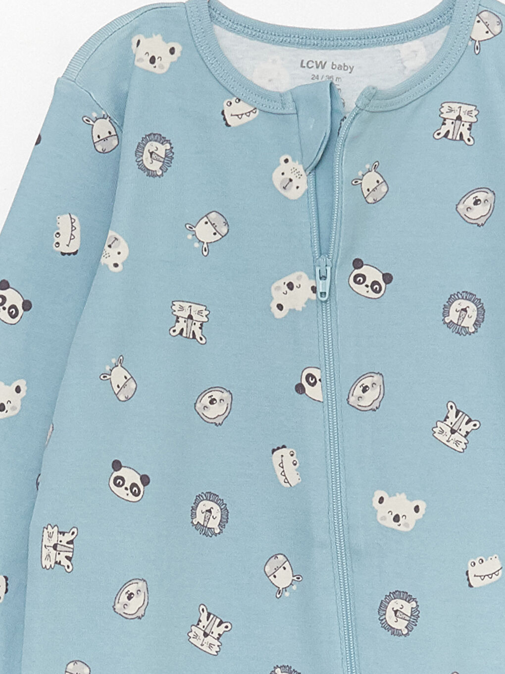 Crew Neck Long Sleeved Cotton Baby Boy Rompers 3 Pcs-6