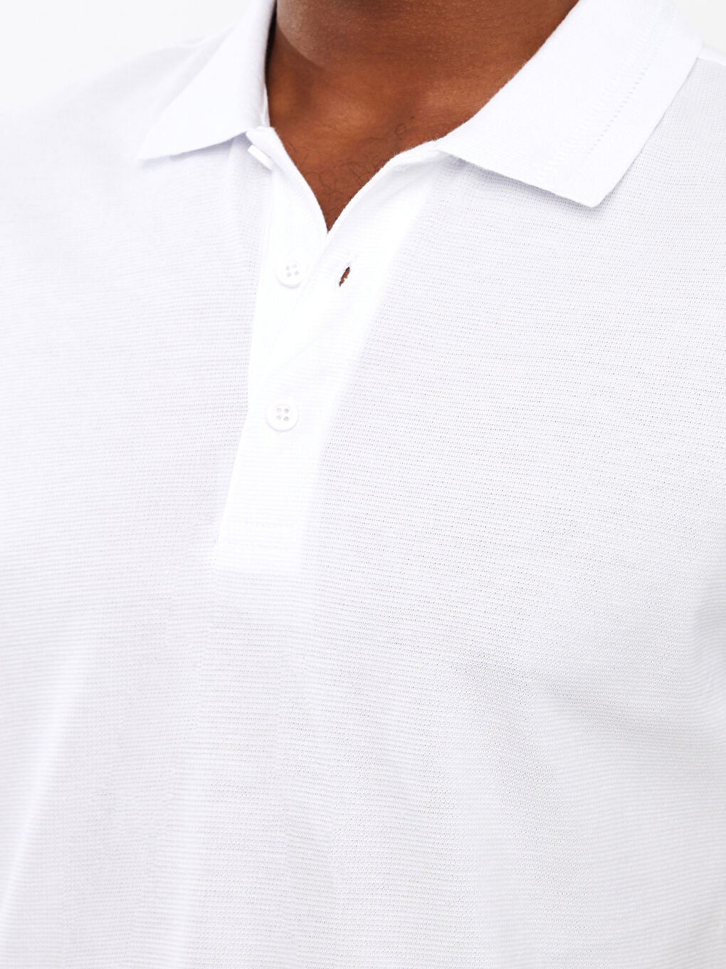 Polo Neck Short Sleeve Pique Men's T-Shirt-2