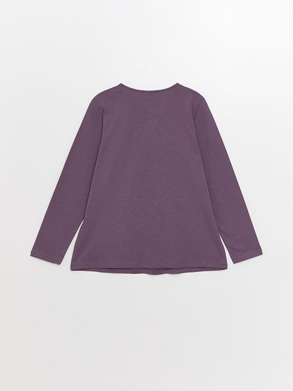 Mürdüm Bağlamalı Yaka Dantel Detaylı Uzun Kollu Kadın Bluz-6