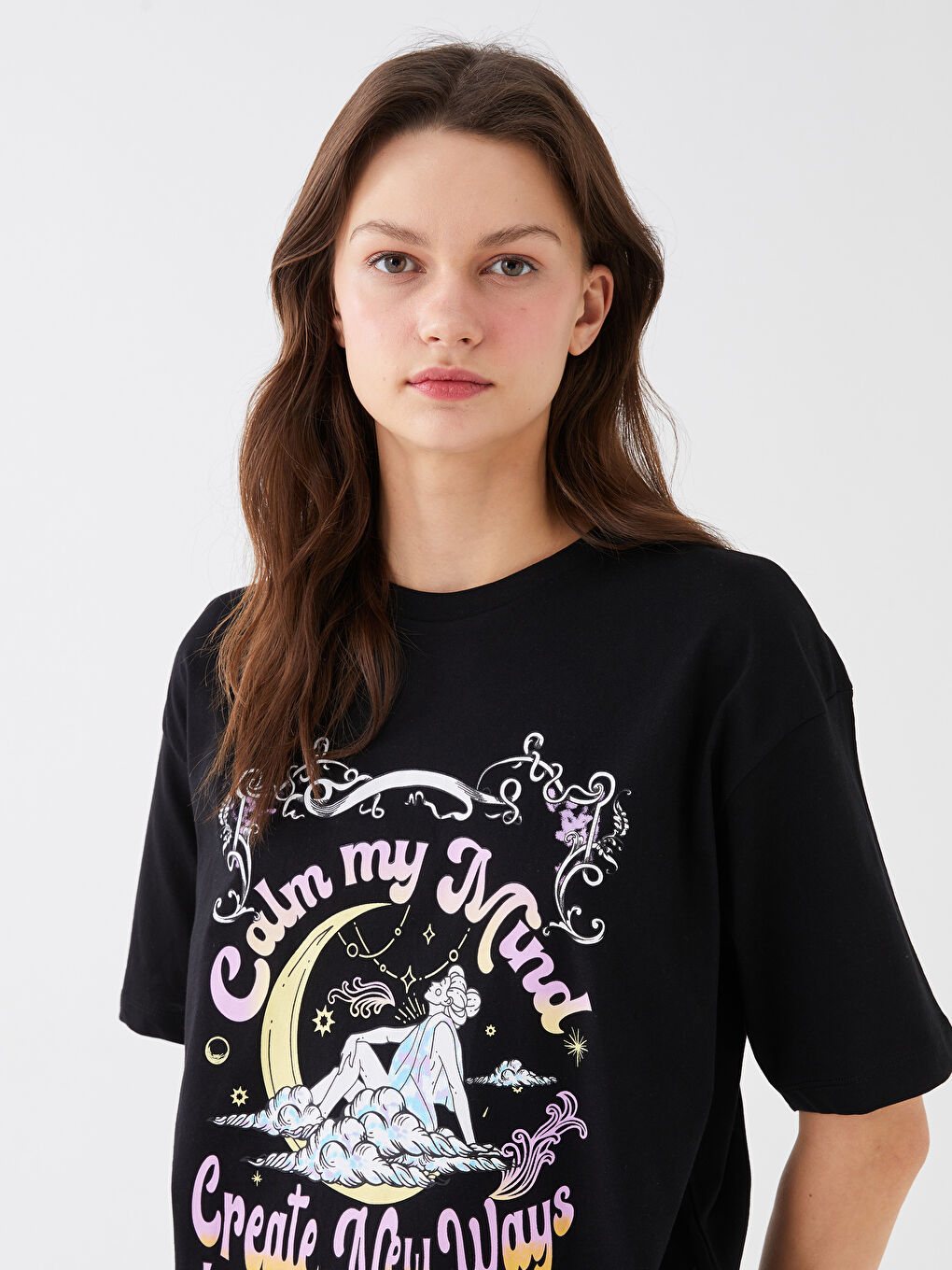 T-SHIRT WITH GIRL PRINT - White | ZARA United States