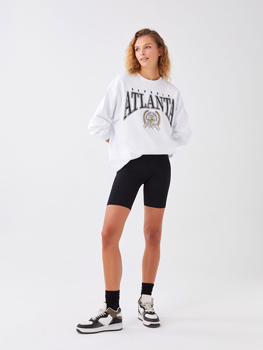 Women's Elastic Waist Regular Shorts Tights -S3CY67Z8-CVL