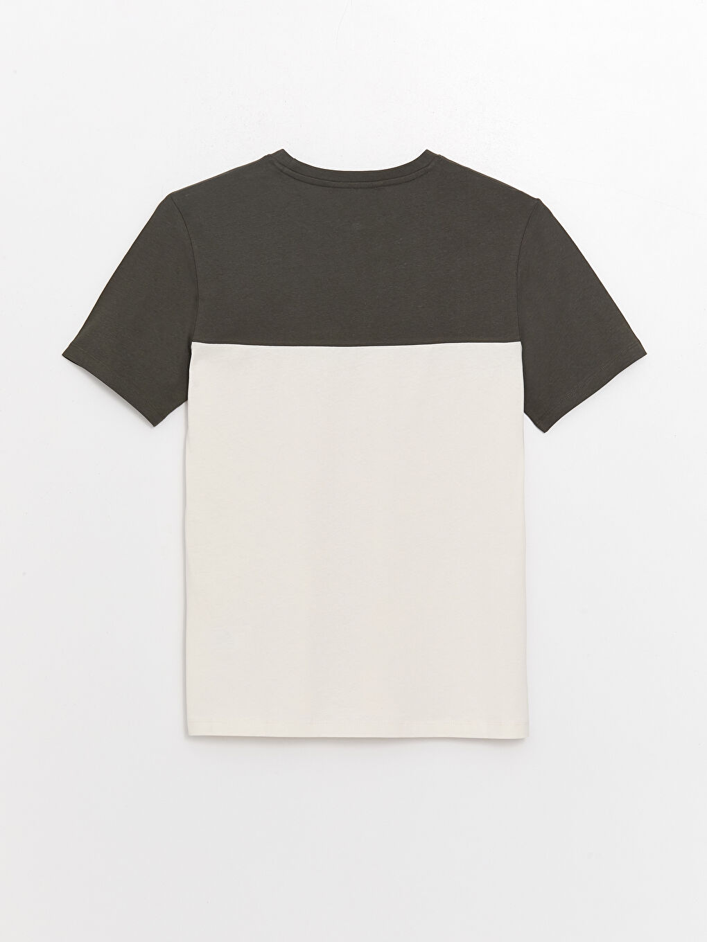 XSIDE Crew Neck Short Sleeve Color Block Jersey Men's T-Shirt -S3CY91Z8-LW2
