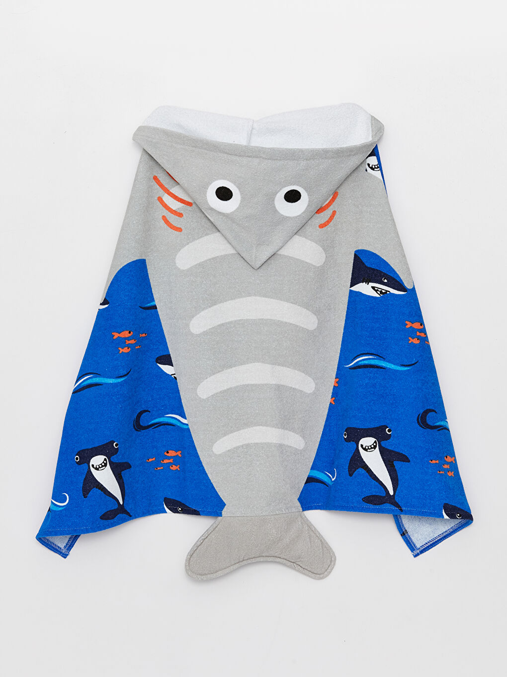 Shark Patterned Boy's Beach Towel -S3CY96Z4-F9C