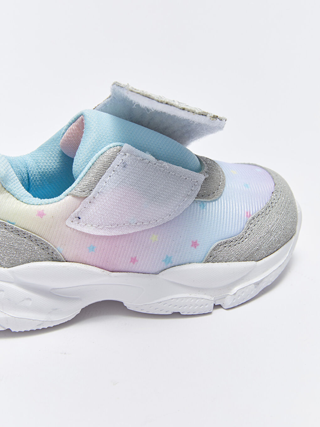 Karışık Baskılı Cırt Cırtlı Kız Bebek Spor Ayakkabı-5