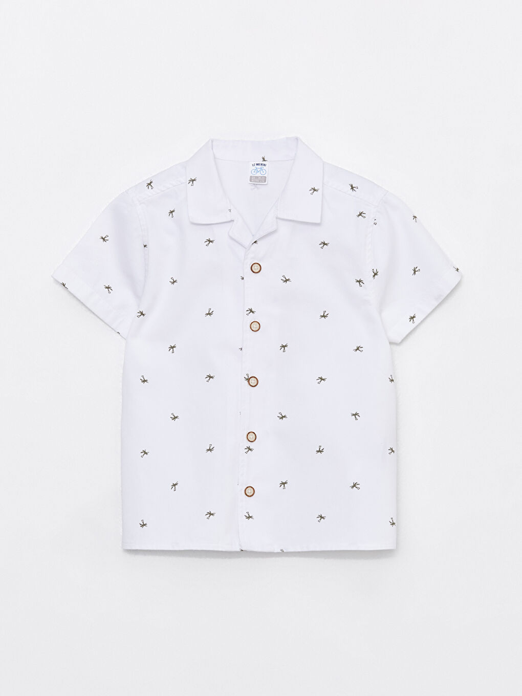 قميص مطبوع كم قصير للأولاد الرضع