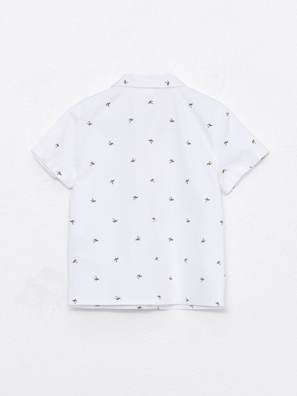 قميص مطبوع كم قصير للأولاد الرضع-1