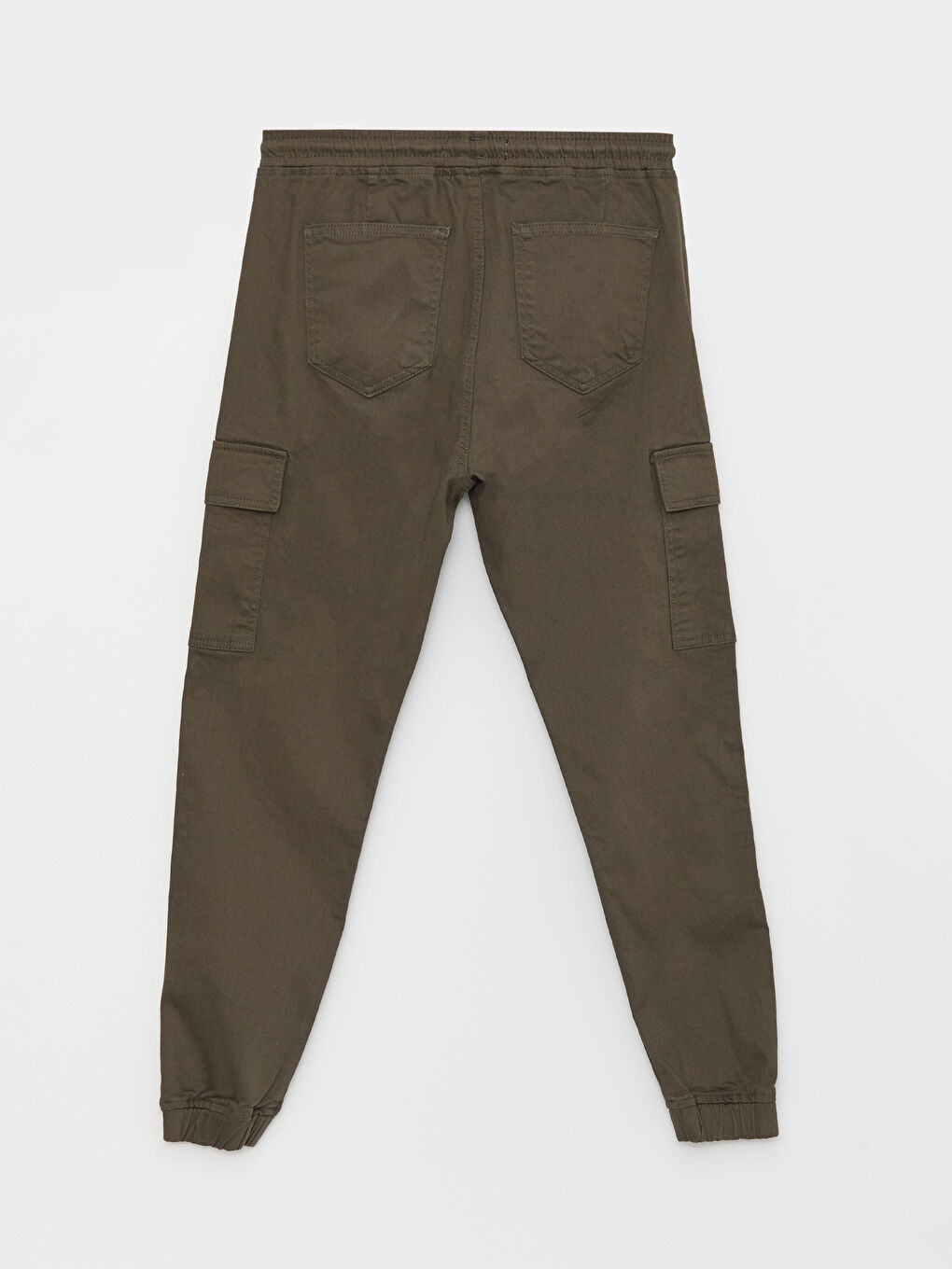 Haki Slim Fit Erkek Kargo Pantolon-6