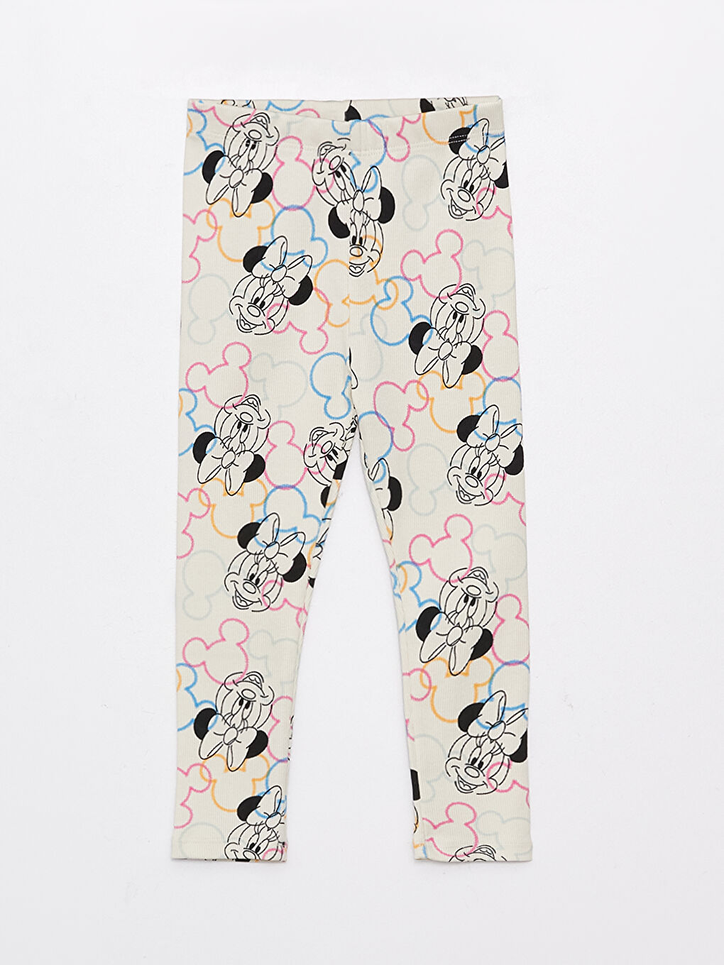 Okrugli izrez Dugi rukav Minnie Mouse Štampano Komplet Dukserica i Helanke za Bebe devojčice 2-pakovanja-2