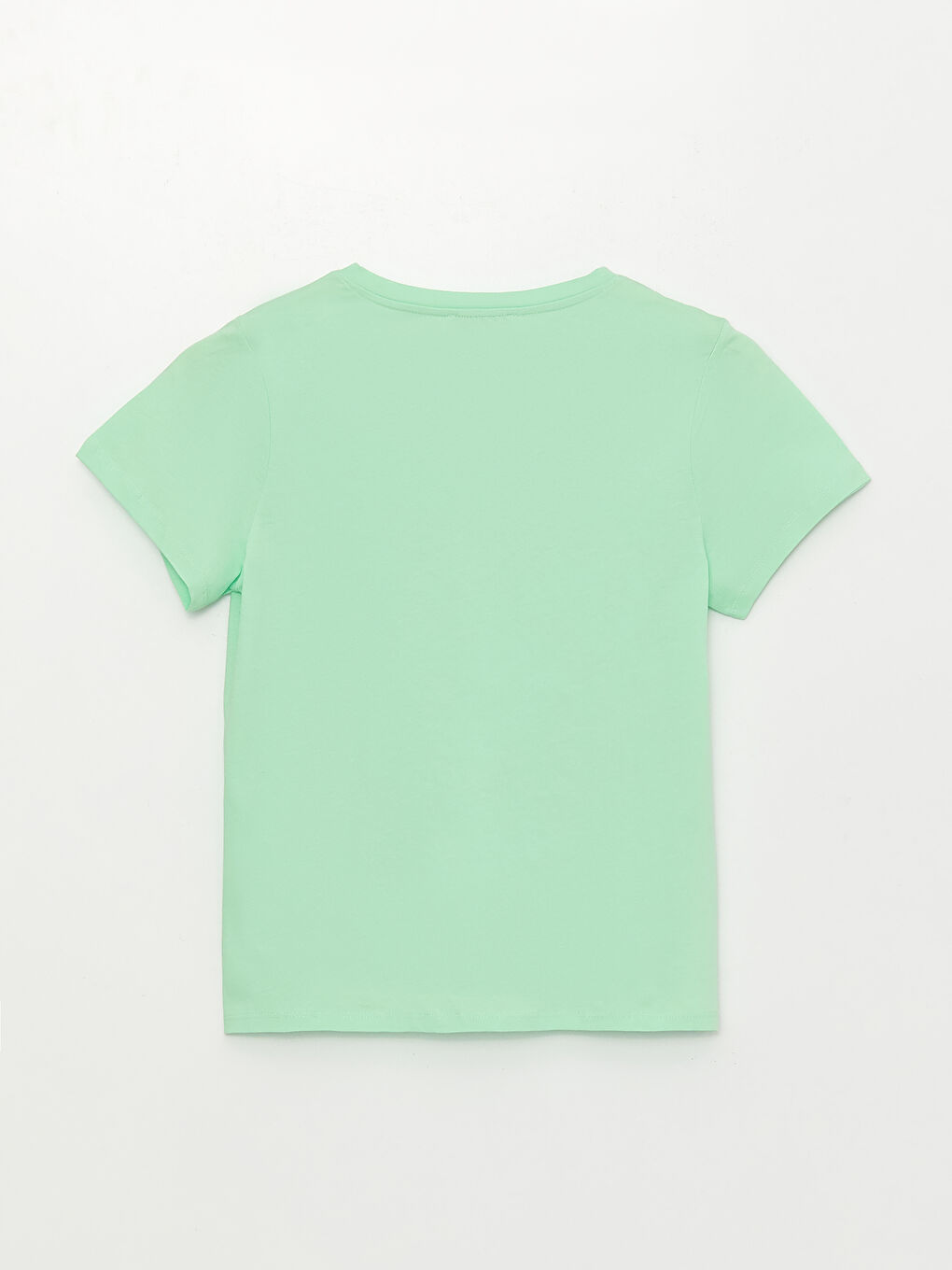 Tricou pentru Femei cu Mânecă Scurtă și Decolteu în V Simplu-6