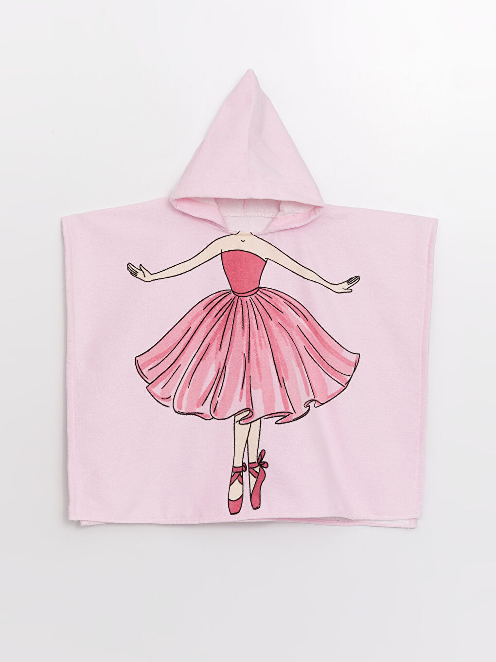 منشفة شاطئ للبنات بغطاء رأس