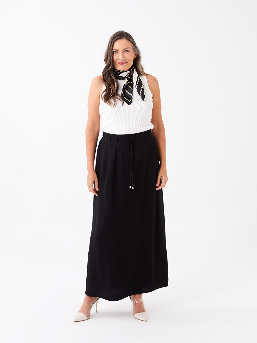 LCW Grace Damen Gerader Rock mit Elastischem Bund -S3DA91Z8-CVL
