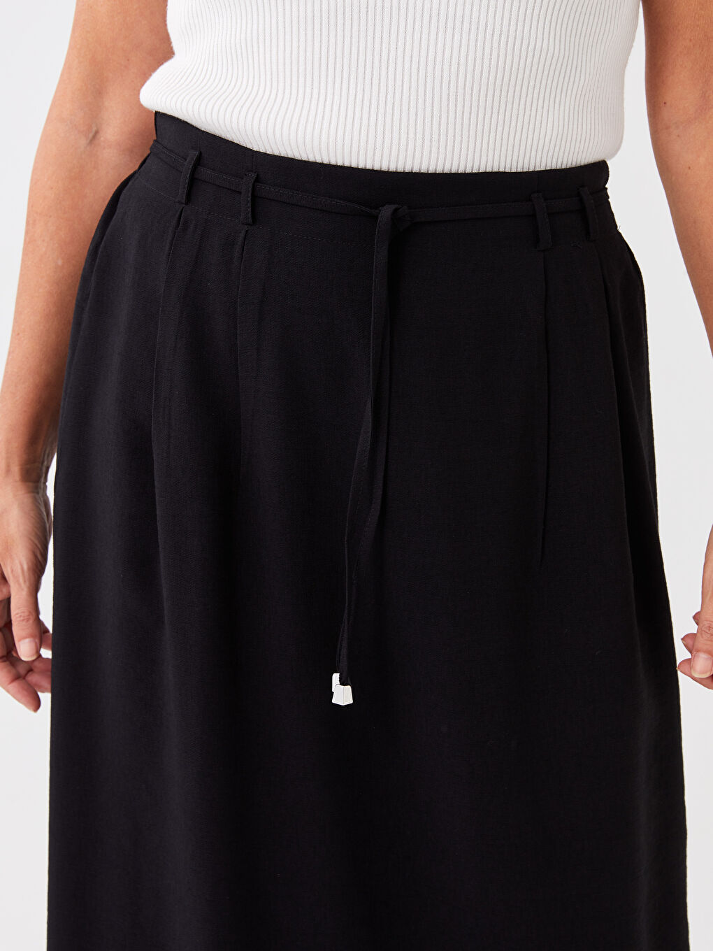 LCW Grace Damen Gerader Rock mit Elastischem Bund -S3DA91Z8-CVL