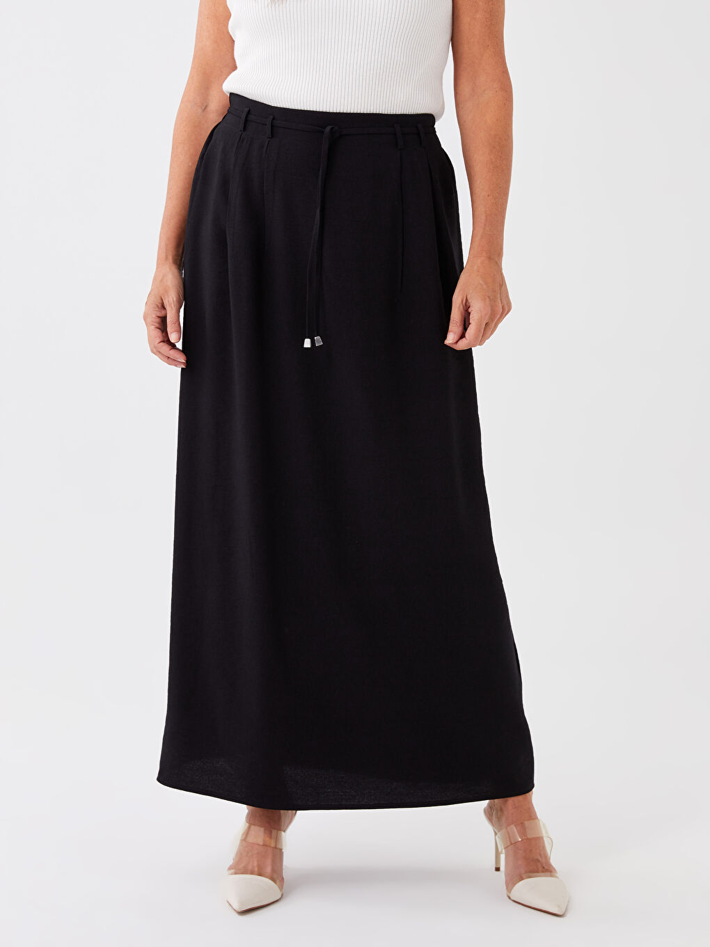 LCW Grace Damen Gerader Rock mit Elastischem Bund -S3DA91Z8-CVL