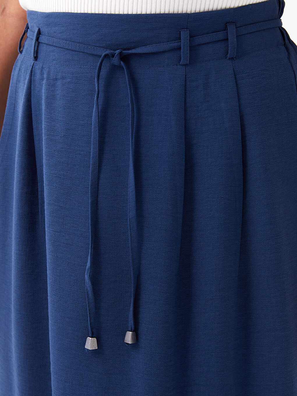 Jupe Droite à Taille Élastique pour Femmes-2