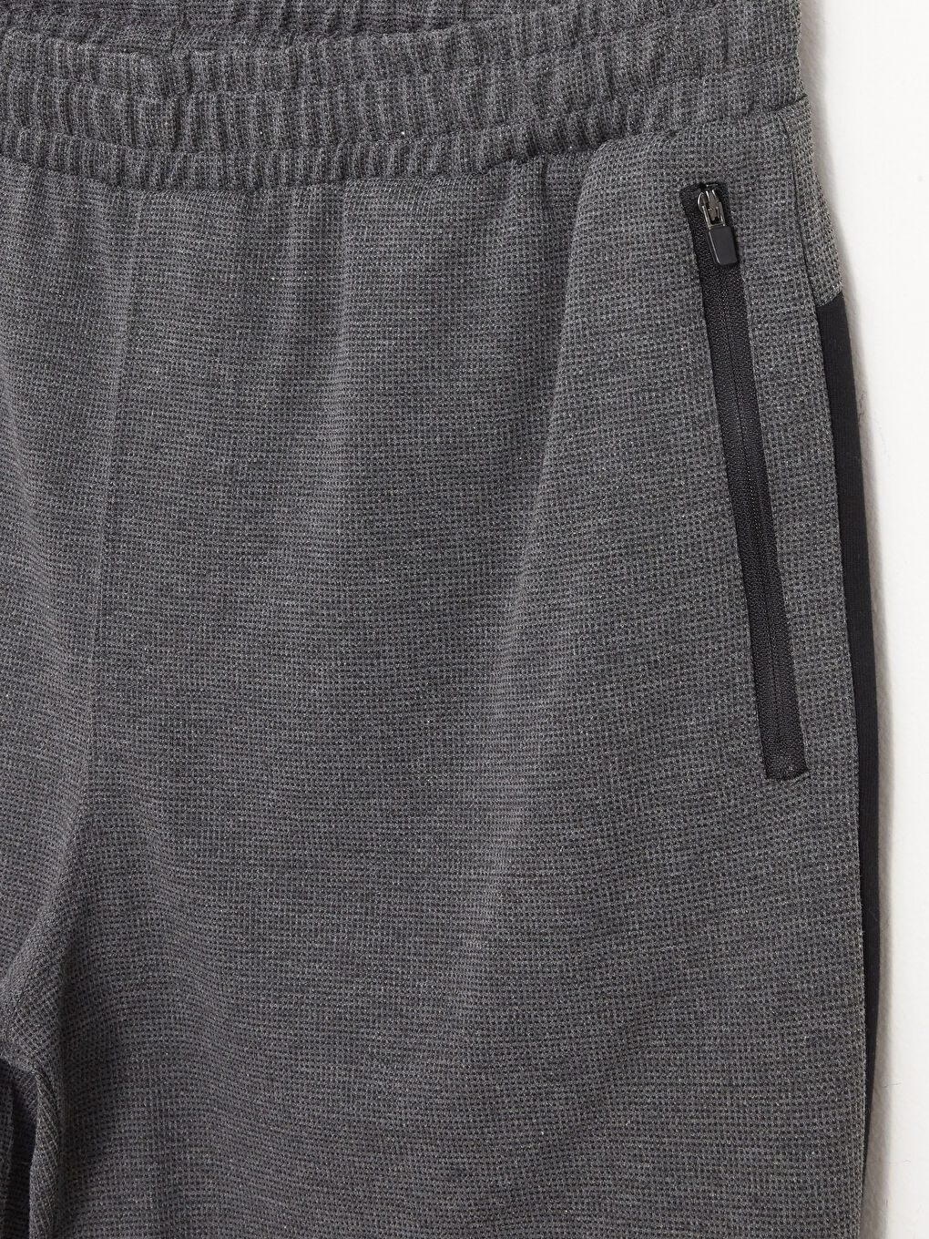 Gri Slim Fit Erkek Spor Şort-7