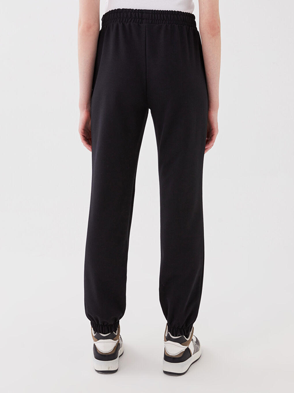 XSIDE Women's Elasticated Waist Plain Jogger Sweatpants -S3DB07Z8-CVL