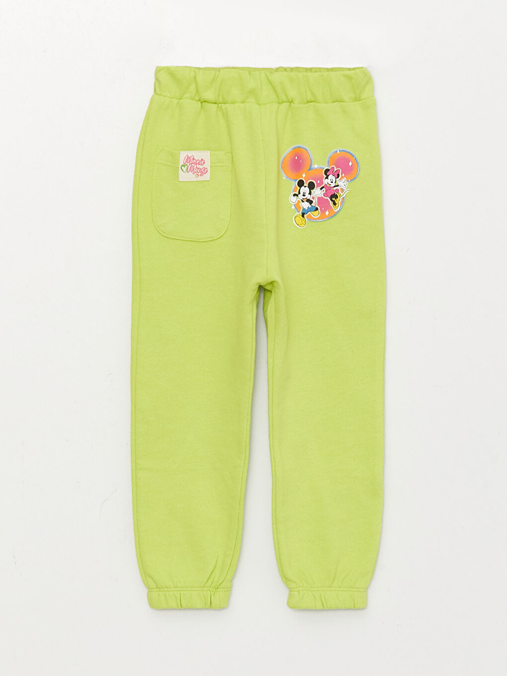 Ensemble Bébé Fille Sweat-Shirt Col Rond Manches Longues Imprimé Mickey Mouse et Minnie Mouse et Bas de Survêtement 2 Pièces-2