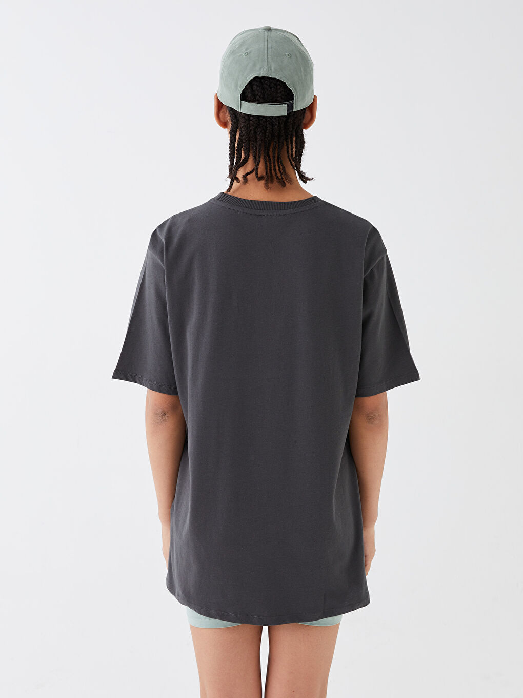 Crew Neck Printed Short Sleeve Oversized T-Shirt -S3DB48Z8-R34