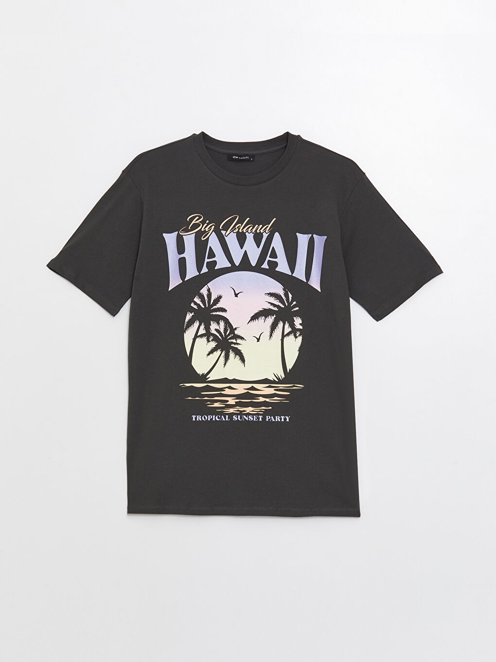 Crew Neck Printed Short Sleeve Oversized T-Shirt -S3DB48Z8-R34
