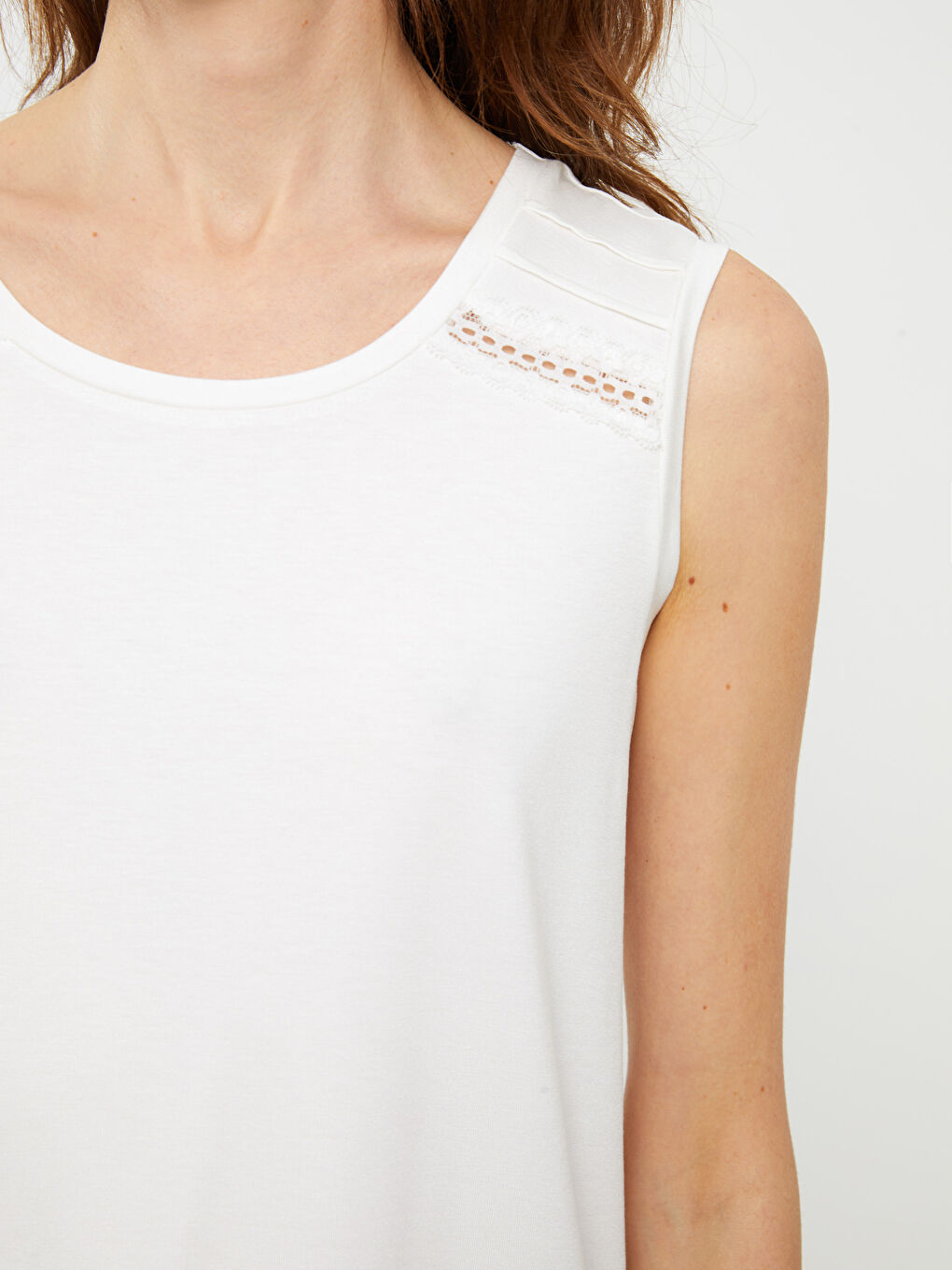 Lila Bisiklet Yaka Desenli Kadın Pijama Takımı-2