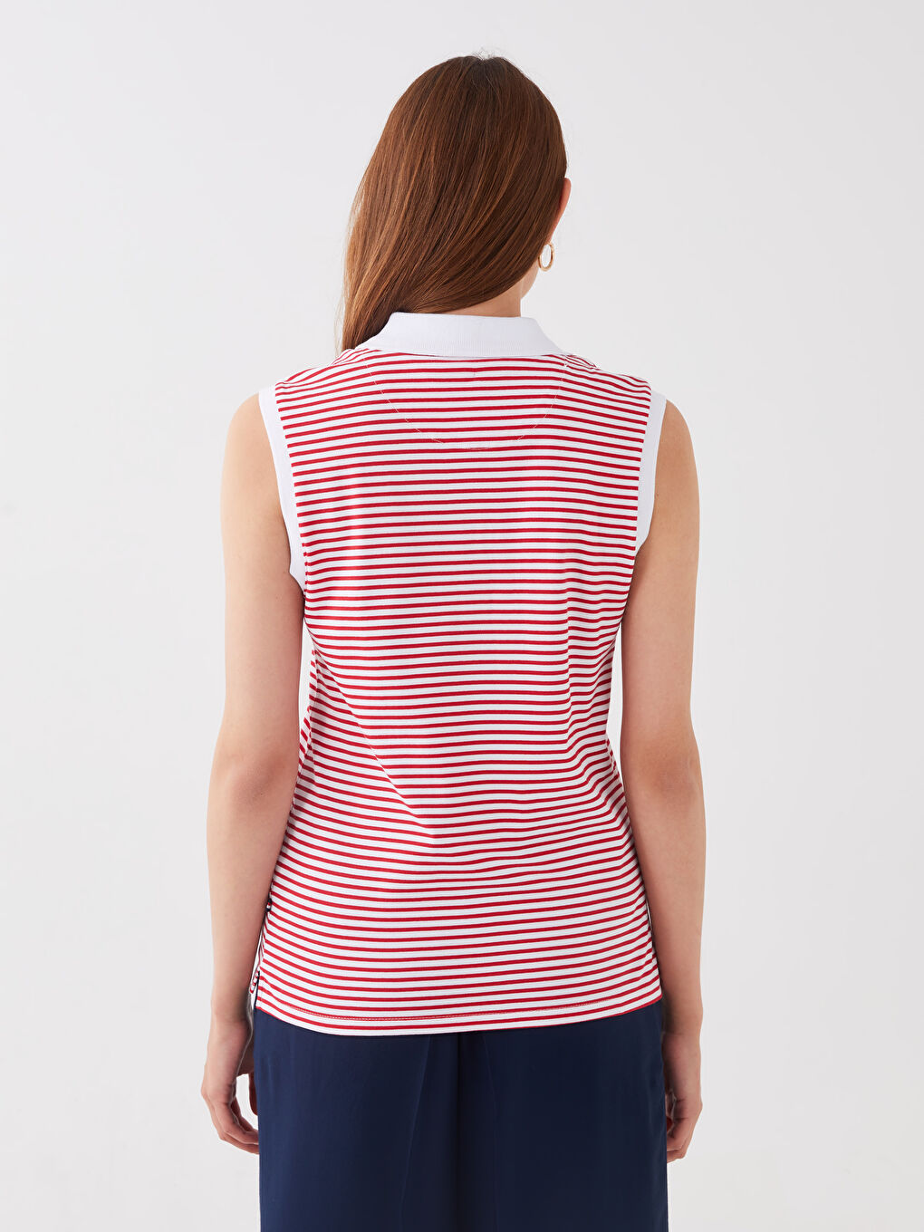 LCWAIKIKI Basic Damen Rollkragen Gestreiftes Tanktop -S3DC37Z8-E48