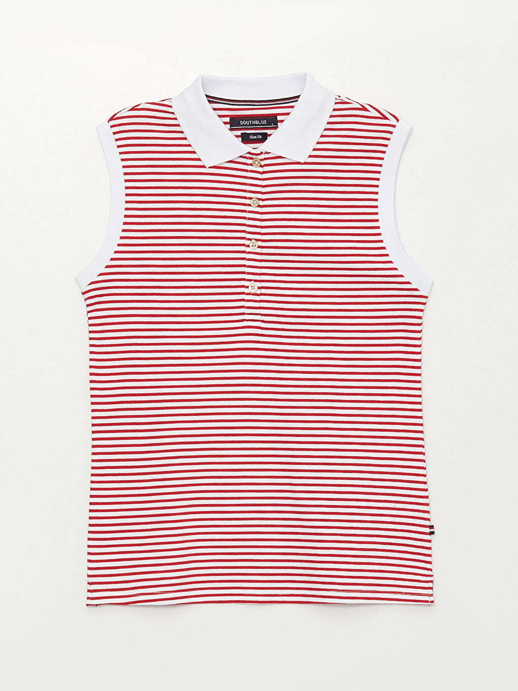 LCWAIKIKI Basic Damen Rollkragen Gestreiftes Tanktop -S3DC37Z8-E48