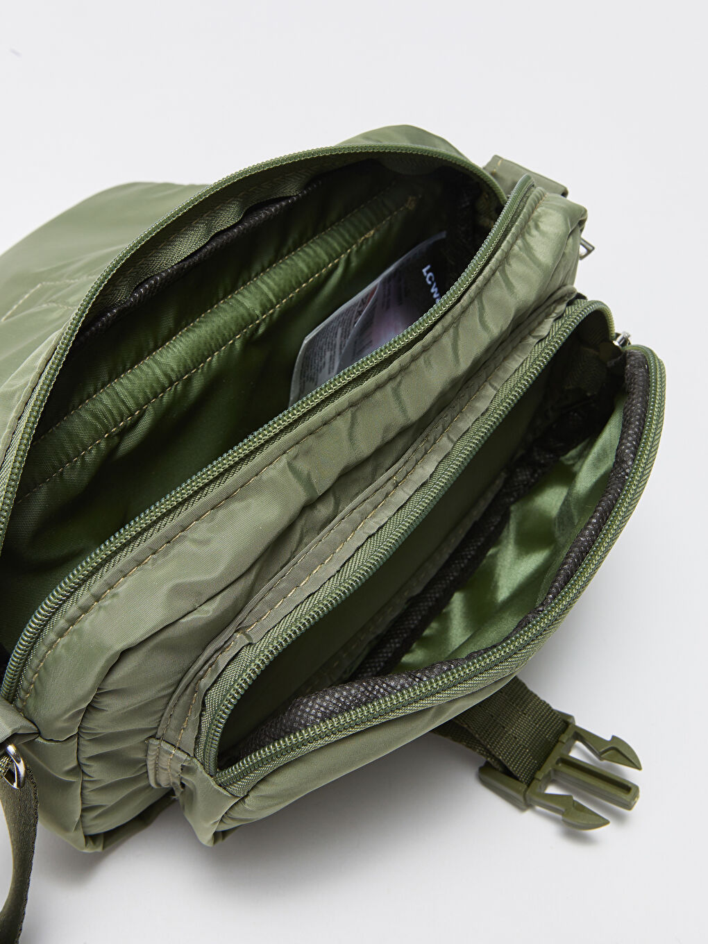 Yeşil Kadın Çapraz Çanta-5