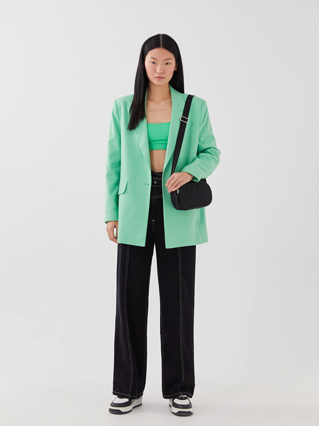 Geantă Crossbody din Material pentru Parașute pentru Femei-1