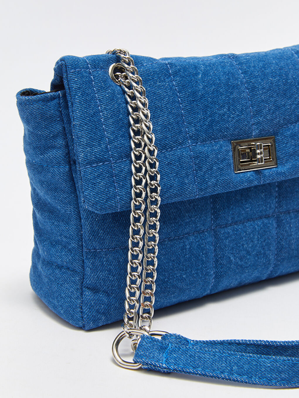 Mavi Kadın Denim Omuz Çantası-4