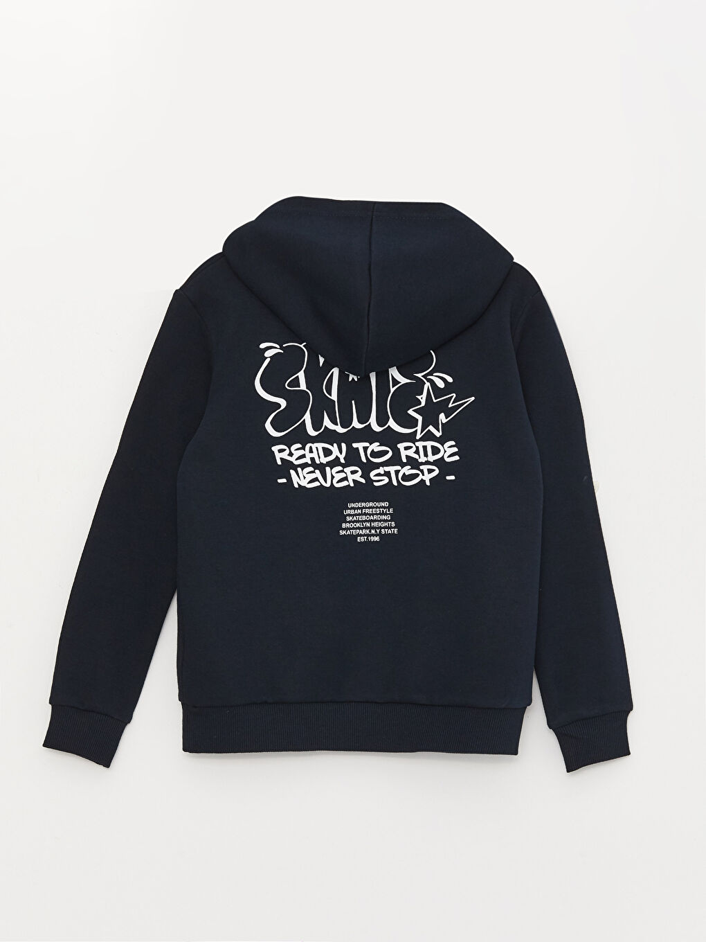 سويت شيرت للأولاد كم طويل مطبوع بكابوش-4