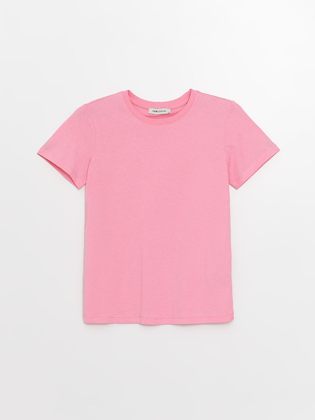 Women Crew Neck Straight Short Sleeve T-Shirt -S3DD04Z8-FNL