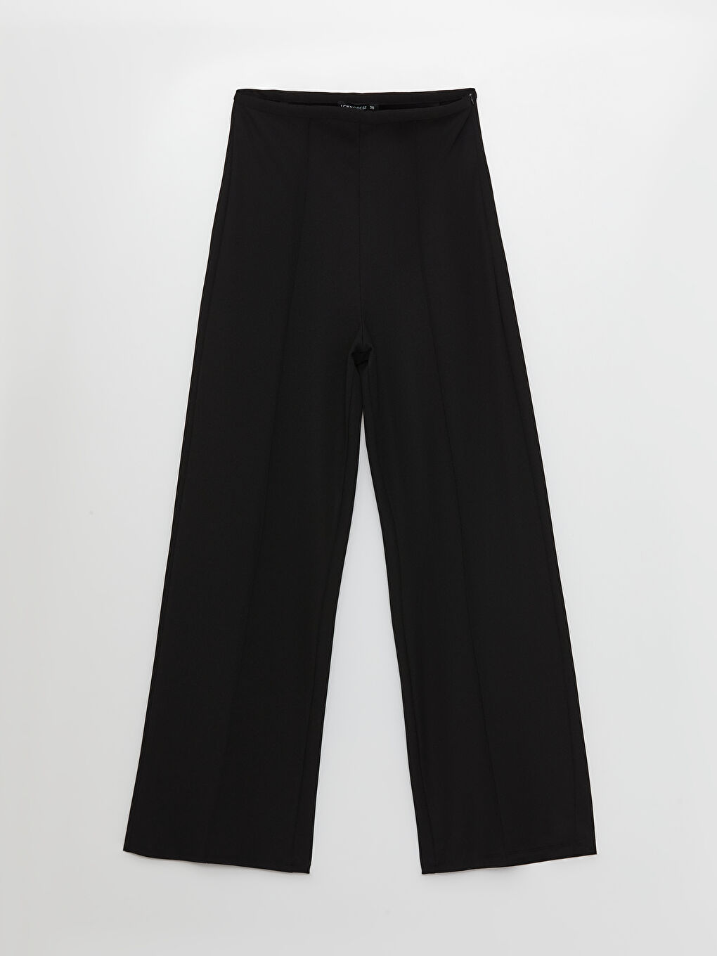 بنطلون كريب سادة عادي للسيدات-5