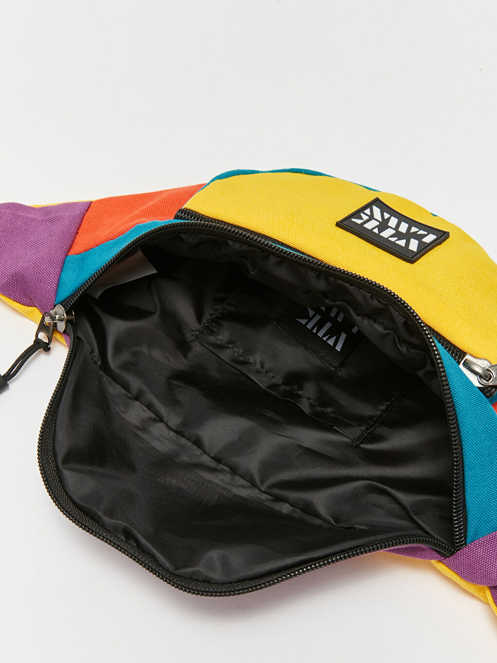 Sarı Renk Bloklu Erkek Bel Çantası-5