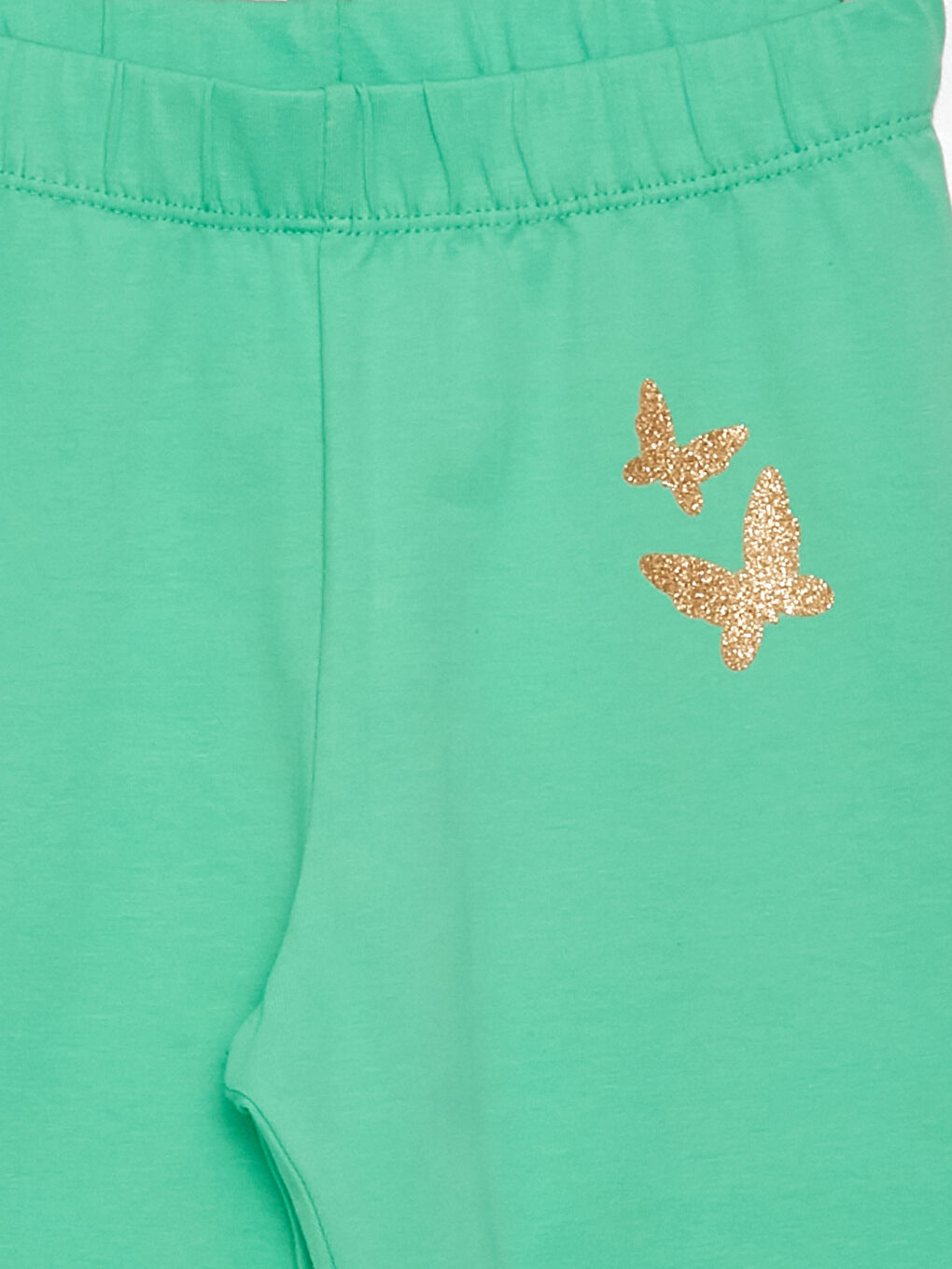 ليجن طويل للبنات مطبوع بخصر مطاطي-3