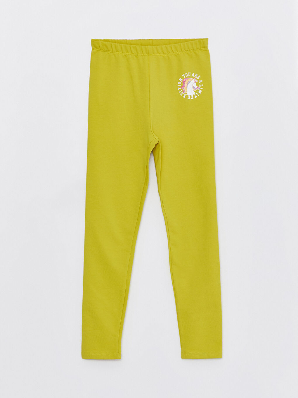 ليجن مطبوع بخصر مرن للبنات