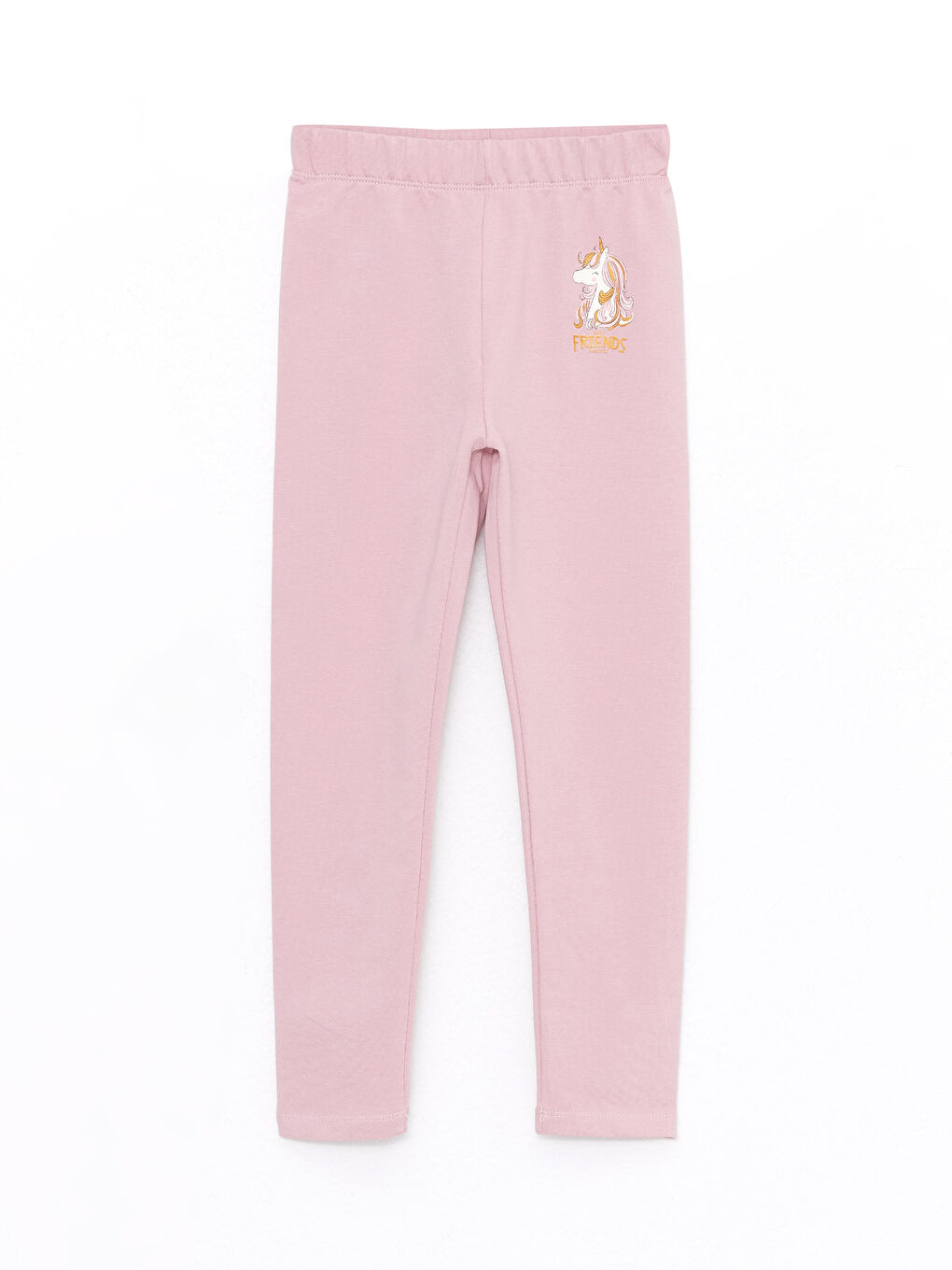 Elasticated Waist Printed Girls' Leggings