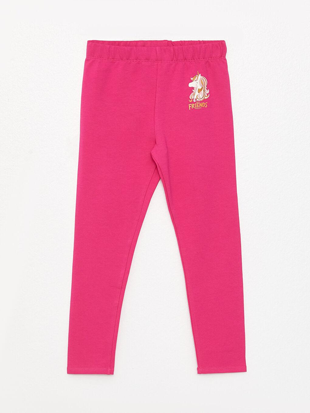 Elasticated Waist Printed Girls' Leggings