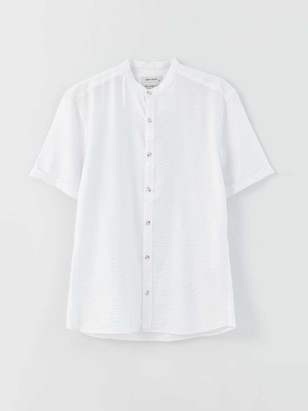 Regular Fit Short Sleeve Viscose Men's Shirt -S3DD46Z8-KE8