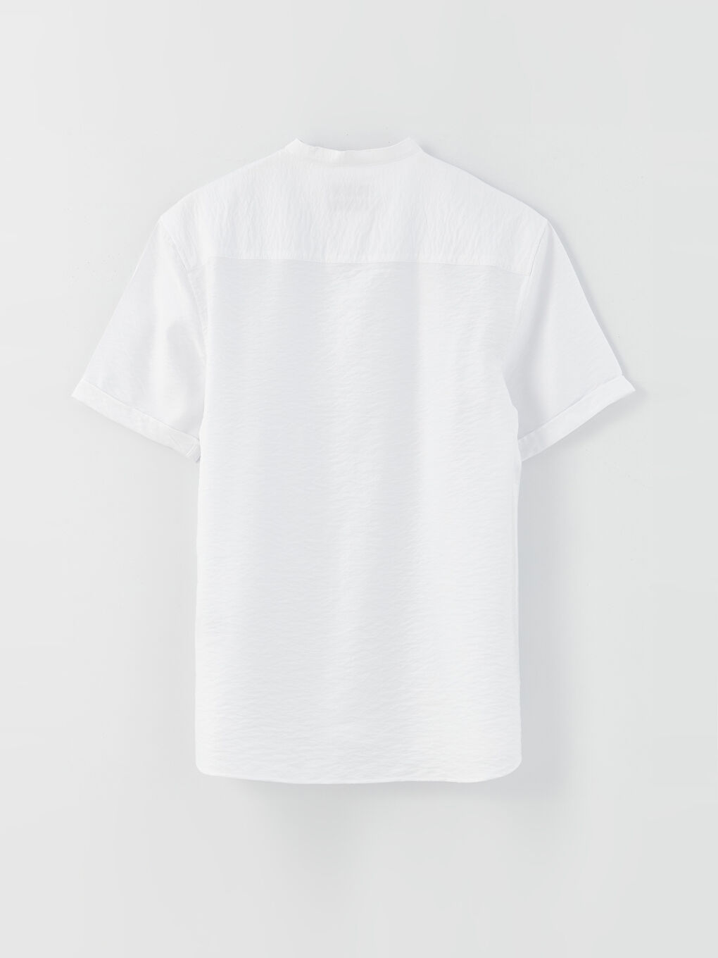 Regular Fit Short Sleeve Viscose Men's Shirt -S3DD46Z8-KE8