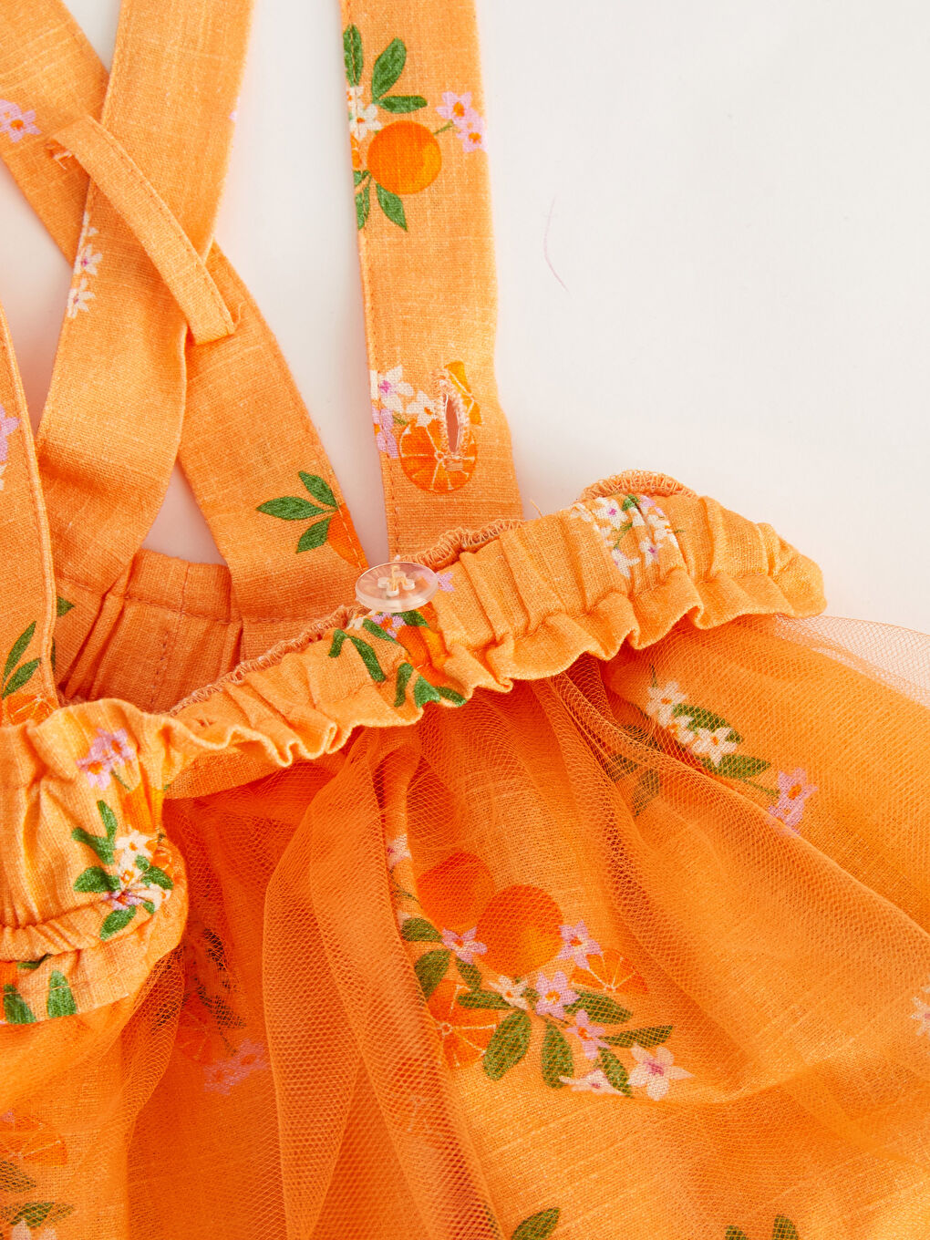 جيبة سالوبيت مطبوعة لبنات رضع-3