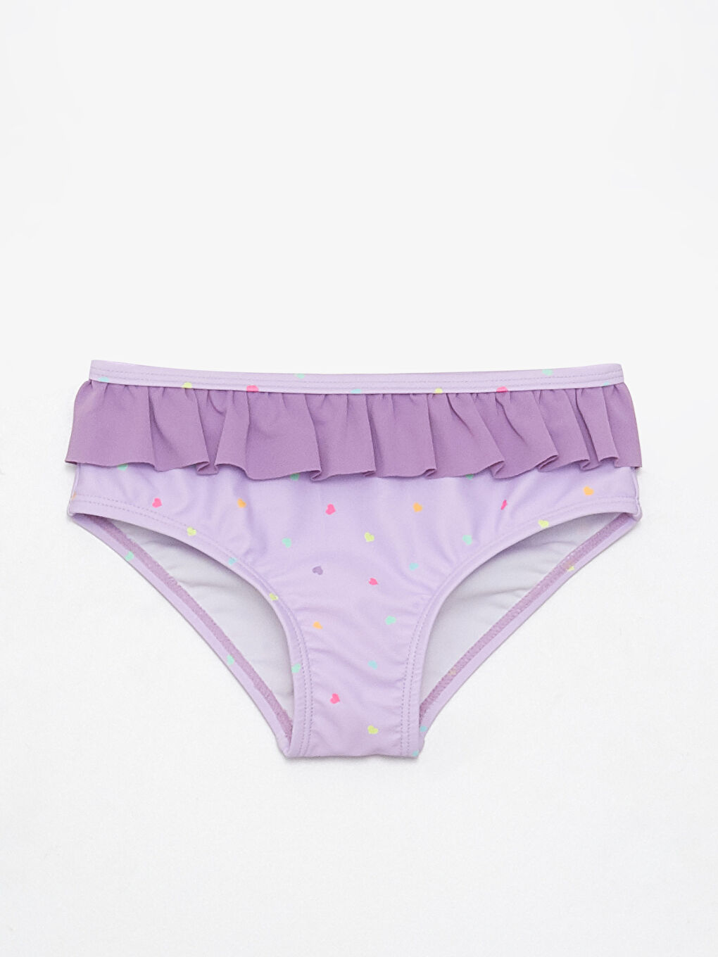 Crew Neck Long Sleeve Printed Baby Girl Swimsuit Set-2