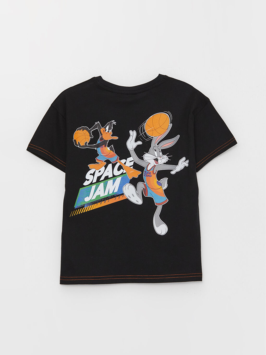 LCW Kids Crew Neck Space Jam Printed Short Sleeve Boy T-Shirt -S3DE31Z4-CVL