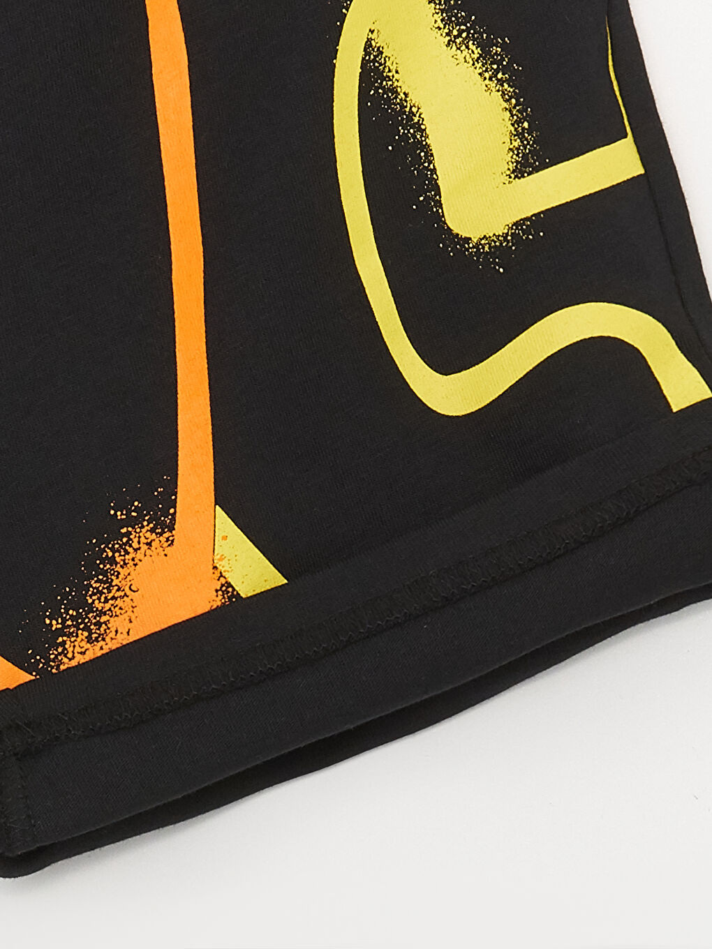 Elastic Waist Mickey Mouse Printed Boys' Shorts-2