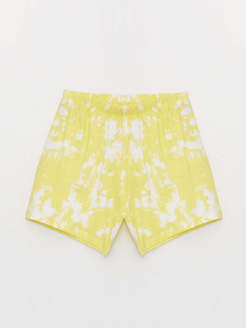 Beyaz Bisiklet Yaka Tweety Baskılı Kısa Kollu Kız Çocuk Şortlu Pijama Takımı-2