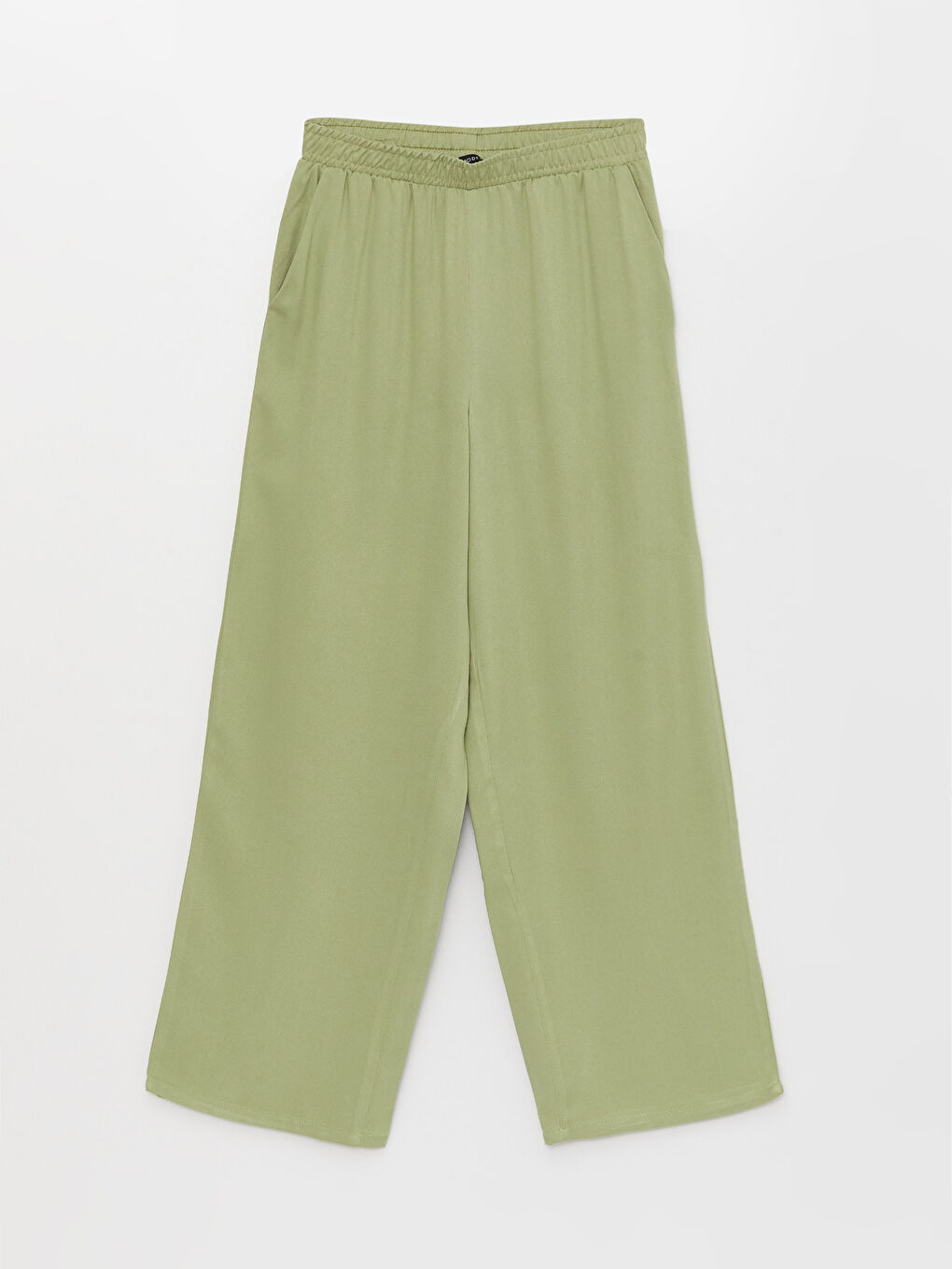 بنطلون للسيدات بخصر مرن وجيوب بتفاصيل عادية-5