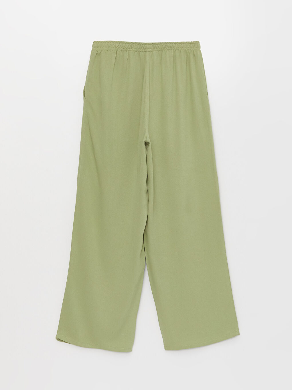 بنطلون للسيدات بخصر مرن وجيوب بتفاصيل عادية-6